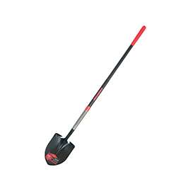 RAZOR-BACK 2594400 Shovel, 5-1/4 in L x 9 in W Blade, Fiberglass Handle