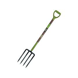 AMES 2826400 Spading Fork, 4-Tine, Steel Tine, Fiberglass Handle