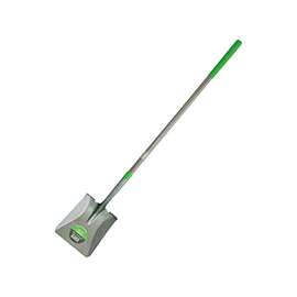 AMES 25337100 Square Point Shovel, 5 in L x 9-3/4 in W Blade, Fiberglass Handle