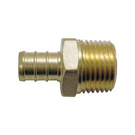 Apollo APXMA3450PK Pipe Adapter, 3/4 in PEX, 3/4 in MPT