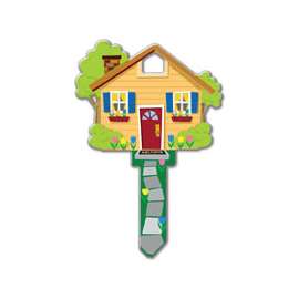 Lucky Line B105 Schlage Key Blank, Brass, Enamel Coated
