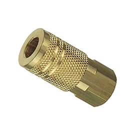 Tru-Flate 13-237 I/M-Style Coupler, 3/8 in FNPT, Brass