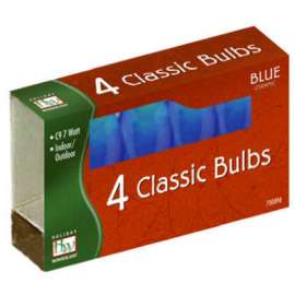 HW 4PK C9 BLU Cera Bulb