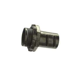 Halex 20441 Flexible Screw-In Connector, 1/2 in, Die Cast Zinc, 0.92 in Hex