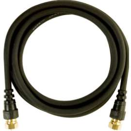 6' BLK RG6 Coax Cable