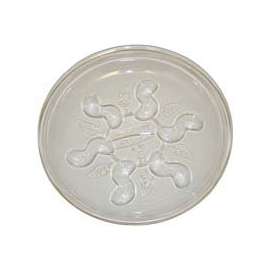 Gardener's Blue Ribbon Saucer Plus SP10VUS Planter Saucer, Plastic, Clear