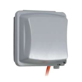 HUBBELL MM2410G Cover, 5-3/4 in L, 5-1/2 in W, Polycarbonate