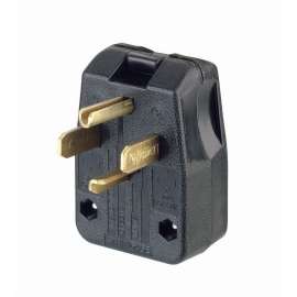 Leviton R50-00275-00T Angled, Dual-Power Electrical Plug, 125/250 V, 30/50 A, Thermoplastic