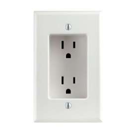 Leviton R52-00689-00W Duplex Receptacle, 15 A, 2-Pole, 5-15R, White