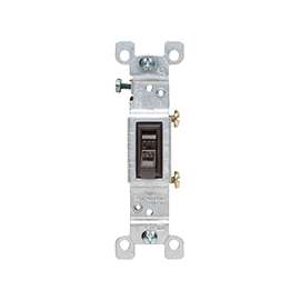 Leviton S00-01451-02S Switch, 120 V, Wall Mounting, Thermoplastic, Brown