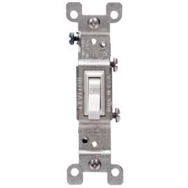 Leviton S02-01451-2WS Switch, 120 V, Thermoplastic, White