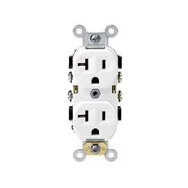 RECEPTACLE DUP 5-20R WH