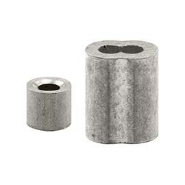 Prime-Line GD 12152 Cable Ferrule and Stop, Aluminum