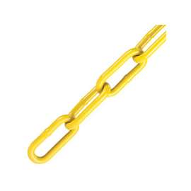 BARON 7212 Chain, 1/4 in, Yellow Poly-Coated