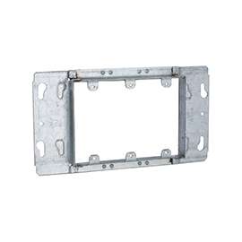 HUBBELL 822 Box Device Cover, 8-7/8 in L, 4-1/2 in W, Steel