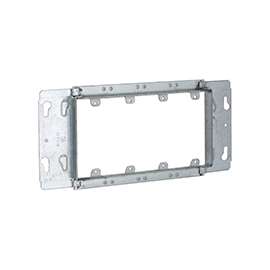 HUBBELL 823 Box Device Cover, 10-11/16 in L, 4-1/2 in W, Galvanized Steel