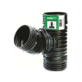 Amerimax ADP53702 Fitting Drain, 4 in, 4 in, Black