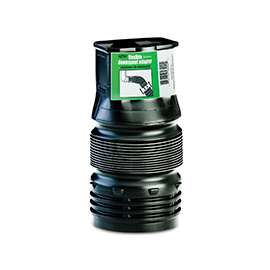 Amerimax ADP53202 Flexible Downspout Adapter, PVC, Black