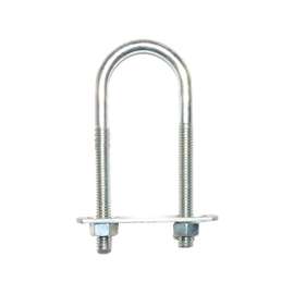 ProSource U-Bolt, Steel, Zinc Plated, 1-3/8 In Inside, 4 In L X 2-3/4 In W