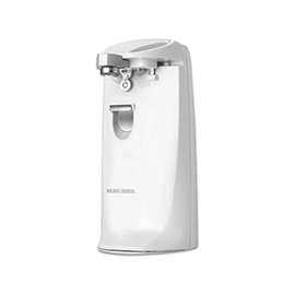 Black+Decker EC500W Can Opener, White