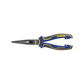 IRWIN 1902418 Nose Plier, Steel Jaw, Blue/Yellow Handle