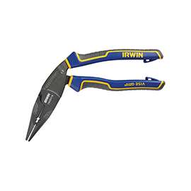 IRWIN 1902419 Nose Plier, Steel Jaw, Blue/Yellow Handle