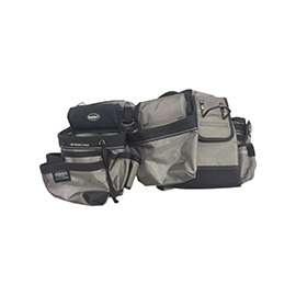 Bucket Boss 55135 Mullet Buster Suspension Rig, 52 in Waist, 29-Pocket, Poly Fabric, Gray