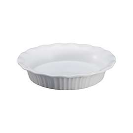 CorningWare 1117314 Pie Plate, Ceramic, French White