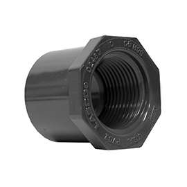 GENOVA 300 Series 342218 Pipe Reducing Bushing, 1 in Spigot x 1-1/2 in FIP