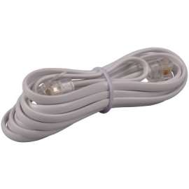 7' WHT Mod Phone Cord