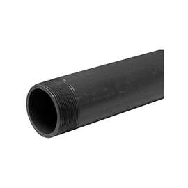 GENOVA 3404480 Pipe Nipple, 3/4 in MIP x MIP, 48 in L, Gray