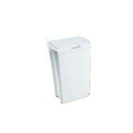 Rubbermaid 2339 Series FG233900WHT Waste Basket, 53 qt Capacity, Plastic, White