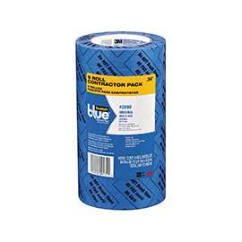 ScotchBlue 2090-24AP9, Original Multi-Surface Painter's Tape, 60 yd L, 0.94 in W, 5 mil Thick, Medium Adhesive, Blue