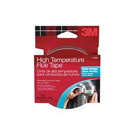 3M 2113 High-Temperature Flue Tape, 15 ft L, 1-1/2 in W, Silver