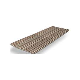 WJ DENNIS SSAS2472 Mat Carpet, Rectangular, 72 in L, 24 in W, Polypropylene Face