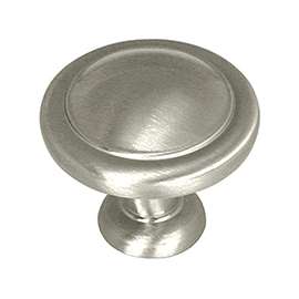 Amerock TEN1387G10 Cabinet Knobset, 1-1/16 in Projection, Zinc, Satin Nickel
