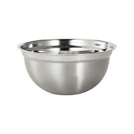 Euro-Ware 3205 Mixing Bowl, 5 qt Capacity, Stainless Steel