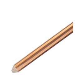 Erico 615840UPC Grounding Rod, 5/8 in Dia Nominal, 4 ft L, Steel