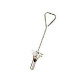 Landscapers Select Bulb Planter, 38 In H, Metal, Chrome Plated