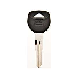 Hy-Ko 12005HD103 Key Blank with Rubber Head, Brass, Nickel Plated