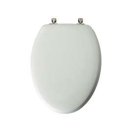 Mayfair 144BN000 Toilet Seat, Elongated, Wood, White