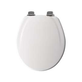 Bemis 30NISL000 Toilet Seat, Round, Wood, White