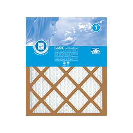 True Blue 214141 Air Filter, 14 in L, 14 in W, 7 MERV, Synthetic Pleated Filter Media