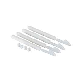 GB BB-C01 Custom Size Cable Tie Clip, Natural White