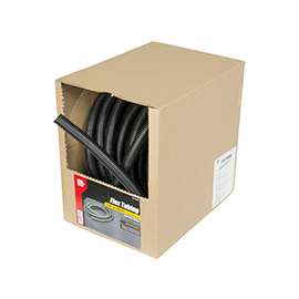 GB FLX-3410B Split Tubing, 3/4 in Dia, 100 ft L, Polypropylene, Black