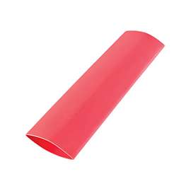 GB HST-500R Heat-Shrink Tubing, 1/2 in Dia, 4 in L, Polyolefin, Red
