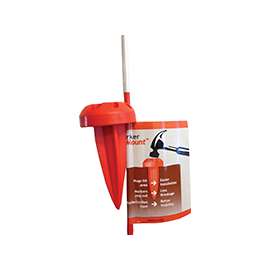 Rebound Marker Mount + 15-001-50 Driveway Spike, Fiberglass Post