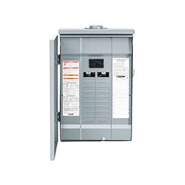 Square D HOM2040M100PRB Plug-On Neutral Loadcenter, 120/240 V, 100 A, 20-Space