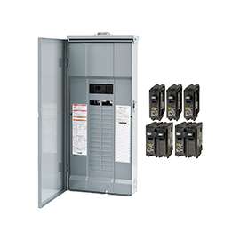 Square D HOM3060M200PRBVP Plug-On Neutral Loadcenter, 120/240 V, 200 A, 30-Space