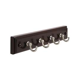 Amerock 2000312 Key and Gadget Hook Rack, 4-Key Hook
